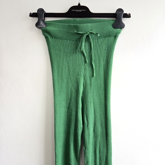 New Varley Mocado Rib Knit Verdant Green Leggings NWOT XS - Picture 9 of 12